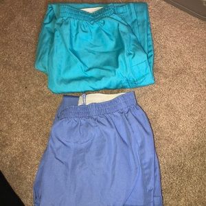 2 pairs of scrub pants